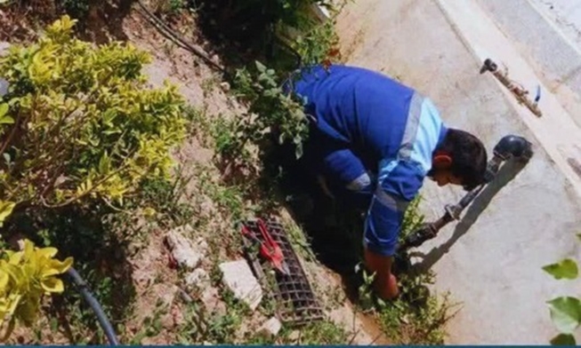 احیای سیستم آبیاری و بازگشت سرسبزی به محیط بیمارستان