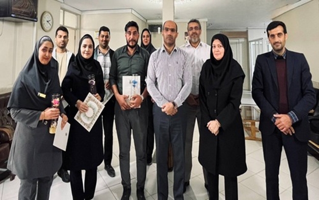 تجلیل از نقش‌آفرینان مهندسی در خط مقدم سلامت بیمارستان فیروزکوه